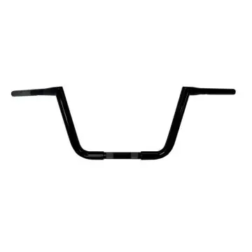 LA Chopper Twin Peaks Gloss Black 10 inch Ape Hanger Handlebars for Harley-Davidson Dyna Softail and Sportster models Special Discount