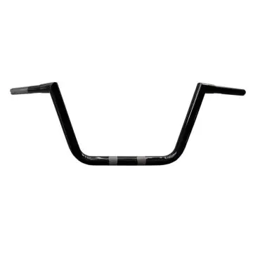 LA Choppers Twin Peaks Hefty Gloss Black 10" True 1 1/4" Handlebars for Harley-Davidson models Mega Sale