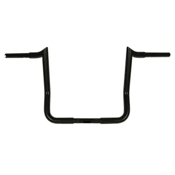 Paul Yaffe 1 1/4" Monkey Bagger Bars 10 inch Gloss Black Powdercoat Free Returns