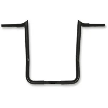 Fast Shipping Paul Yaffe 1 1/4" Monkey Bagger Bars 16 inch Gloss Black Powdercoat