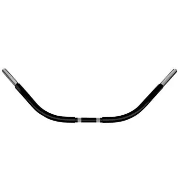 Wild 1 Chubby 1 1/4" Black WO550 3.5" Beach Bar for Harley-Davidson Dyna Softail and Sportster models Genuine