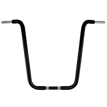 Reduced Price Wild 1 Chubby 1 1/4" Black WO571 20" Physco Ape Hanger for Harley-Davidson Dyna Softail and Sportster models