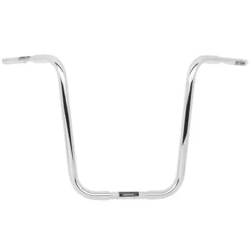 Weekend Sale Wild 1 Chubby 1 1/4" Chrome WO570 18" Physco Ape Hanger for Harley-Davidson Dyna Softail and Sportster models