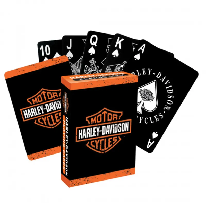 Hassle-Free Returns Harley-Davidson Spielkarten "H-D Bar&Shield Plastic Playing