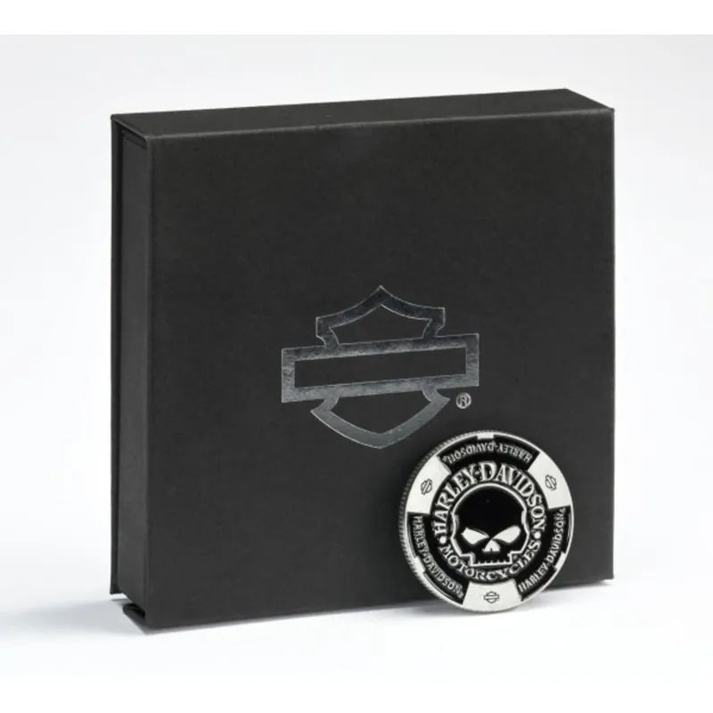Popular Harley-Davidson Poker Chip " Willie G Limited Edition Metal