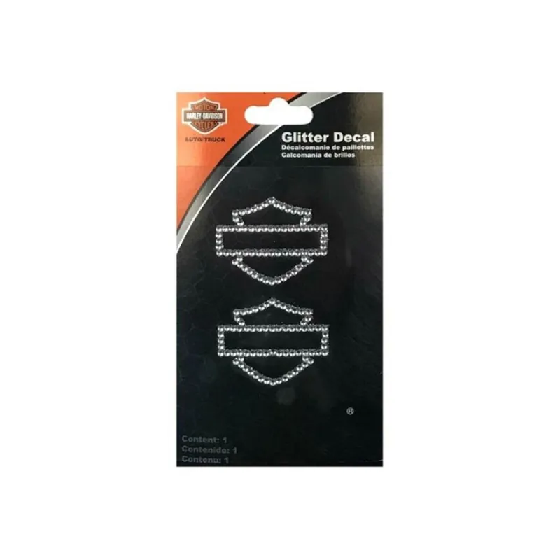Flash Sale Harley-Davidson Aufkleber "Bling Gems Silhouette Bar&Shield