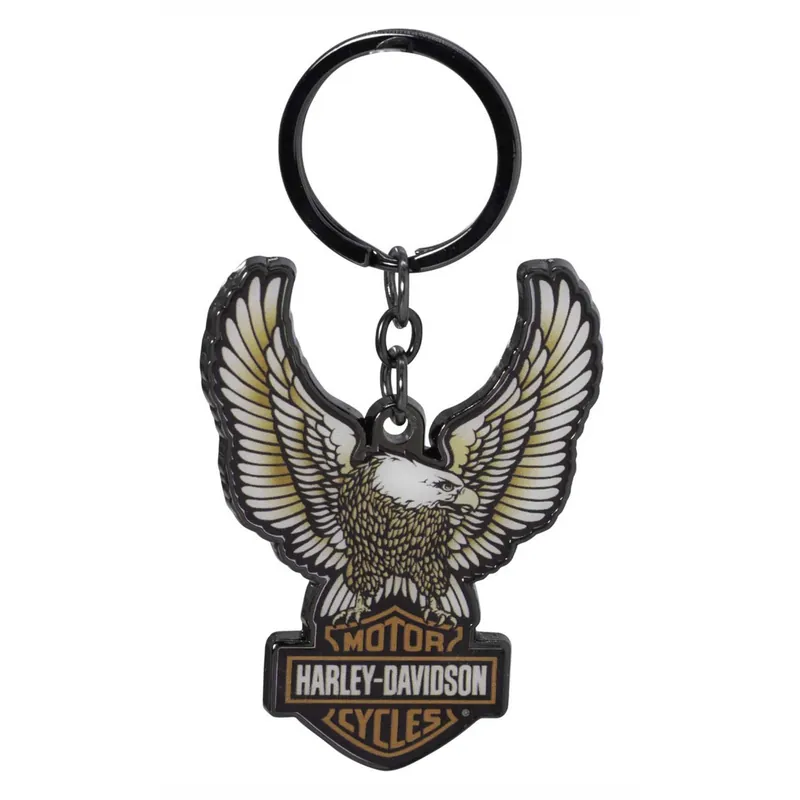 Harley-Davidson Key Chain "Domed Eagle with Bar&Shield Shape Reduced Price