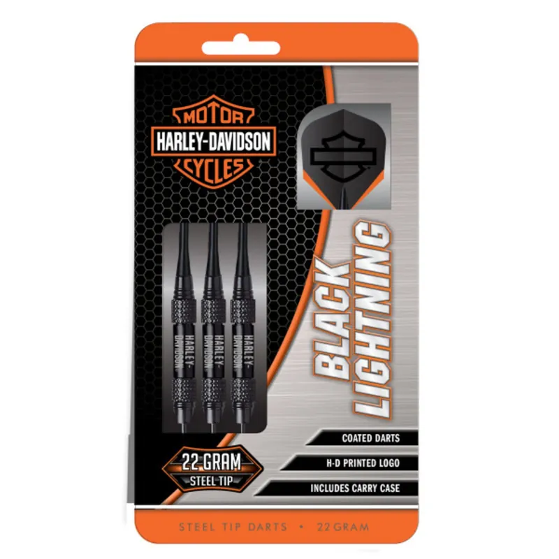 Harley-Davidson Dart Pfeile "H-D Black Lightning Darts - Ste Factory Price