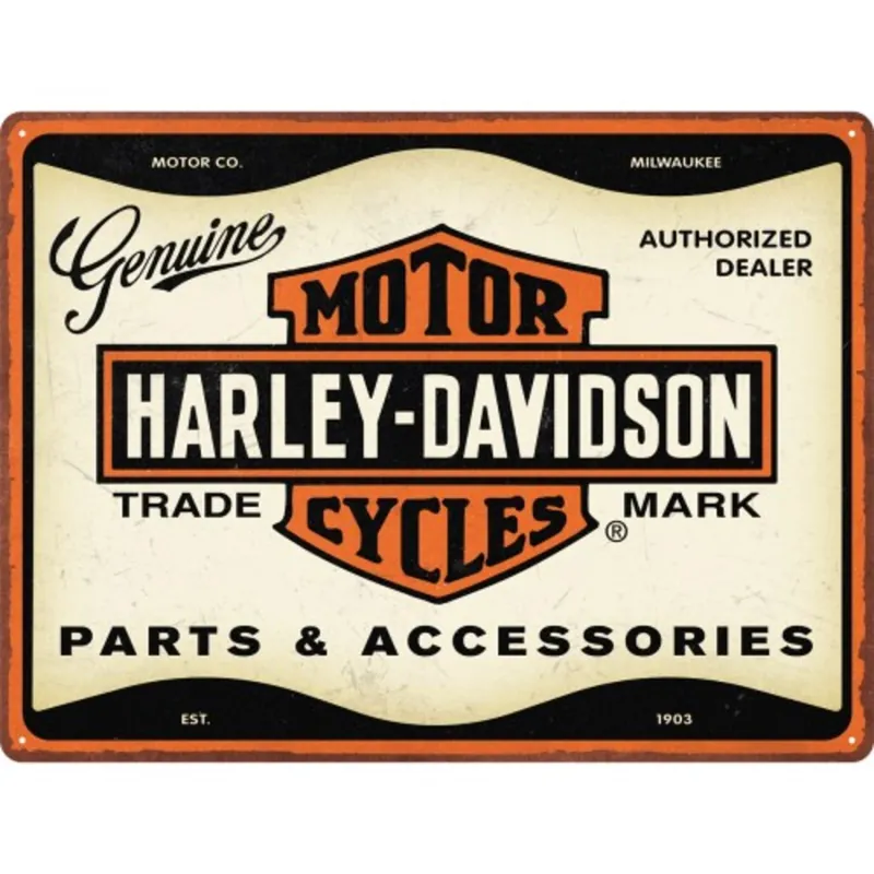 Harley-Davidson Blechschild "Nostalgic" NA23366 Hassle-Free Returns