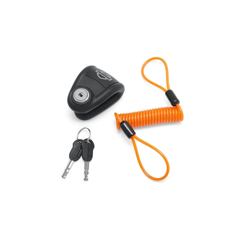 Harley-Davidson brake disk lock with siren Hot Deal