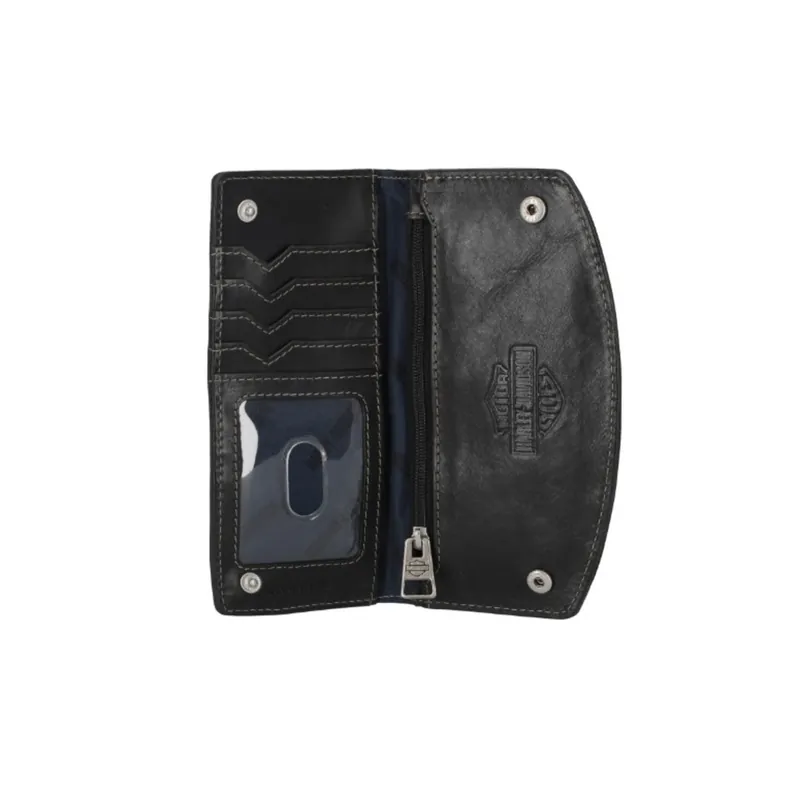 Harley-Davidson men's "Snap Flap" wallet Deal