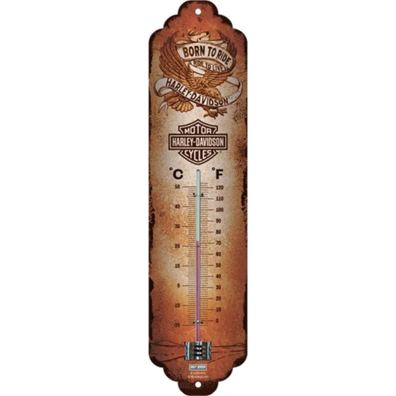 Harley-Davidson Thermometer "Born to Ride Eagle" NA80361 Luxury