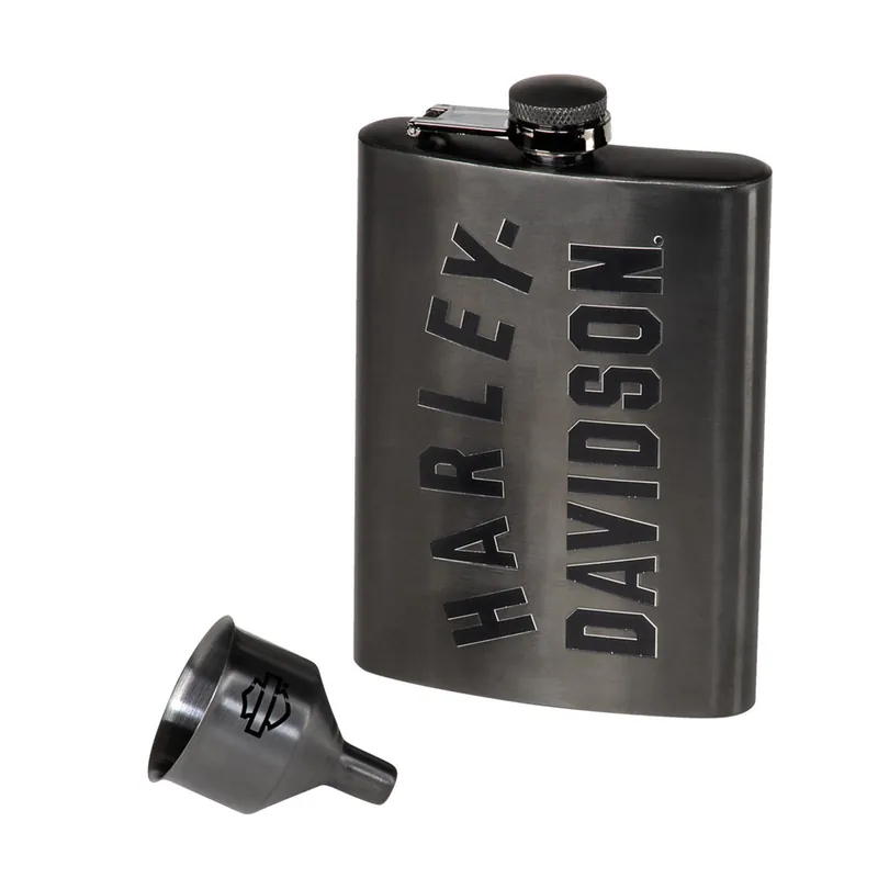 Harley-Davidson hip flask "HD Matt Black" HDX-98657 Low Price