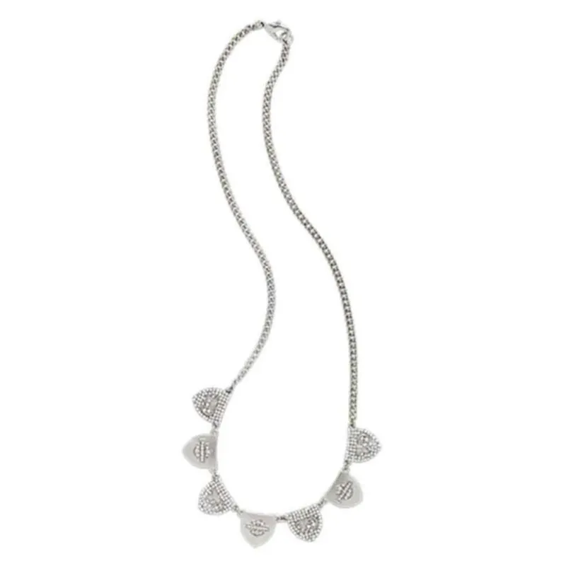 Harley-Davidson® Ladies Necklace with Multiple Rhinestone Hot Picks