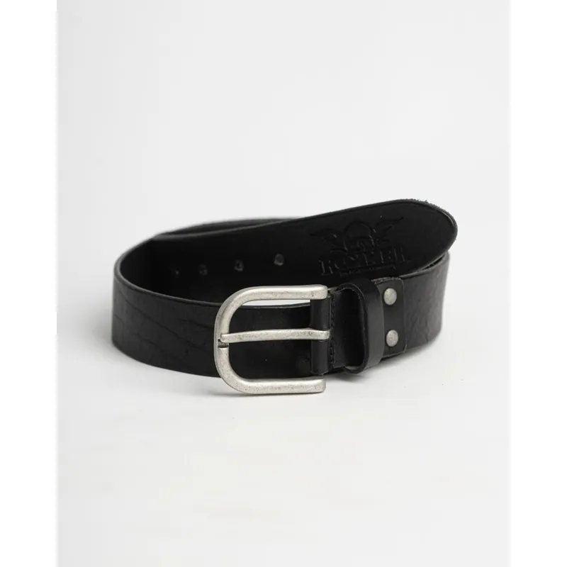 Fast Shipping THE ROKKER COMPANY Men's Belt "Oakland Belt" Black