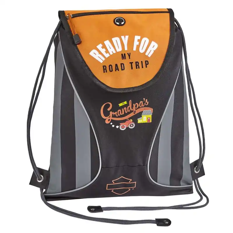 Athalon Harley-Davidson Backpack "Kids' Sling Drawstring" A9 Cheap