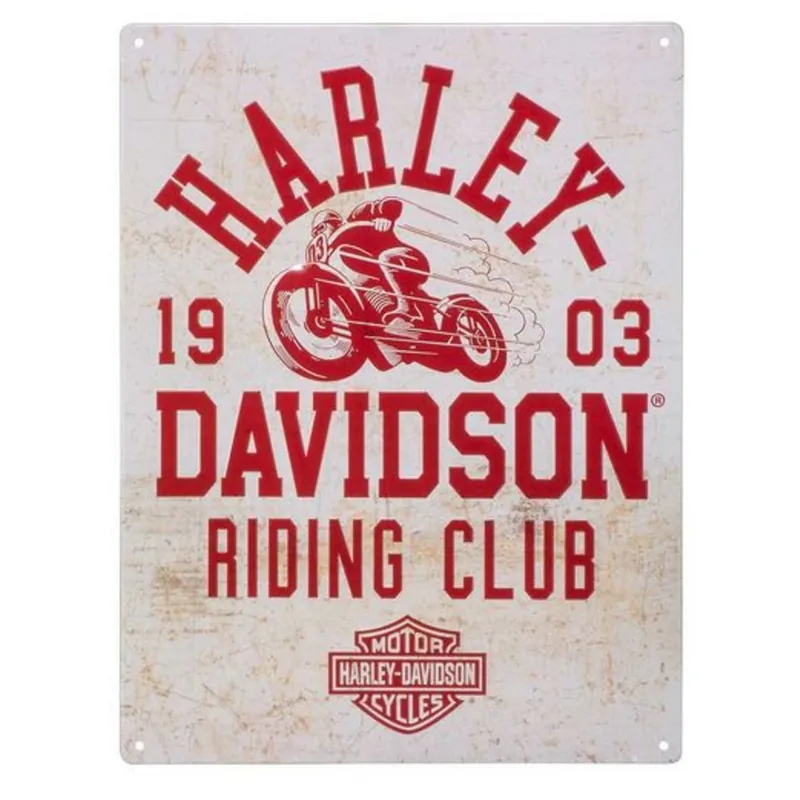 Buy Direct Harley-Davidson tin sign "H-D Riding Club" HDL-15545
