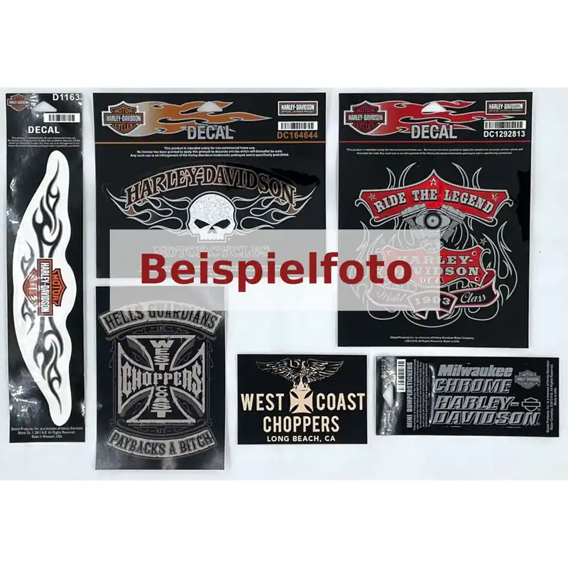 Bulk Order Harley-Davidson West Coast Choppers stickers 3-6 pieces