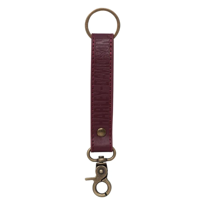 Harley Davidson key fob "Vinyl Strap Merlot" PC4552 Exclusive