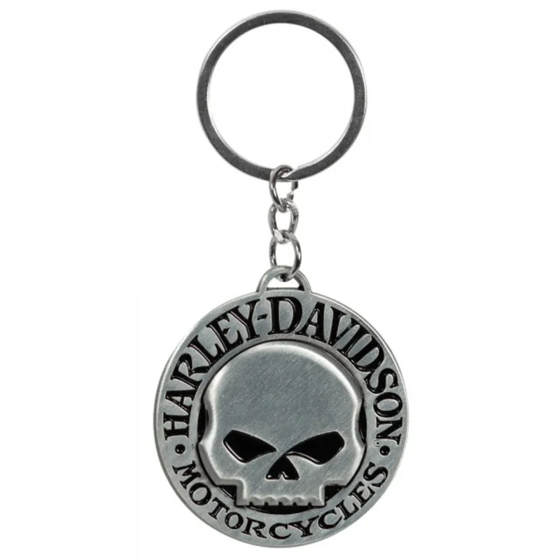 Viral Harley-Davidson key fob "H-D Domed Skull Metal" PC4535