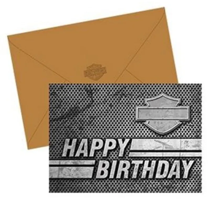 Bargain Harley-Davidson Birthday Card HDL-20051 Black White