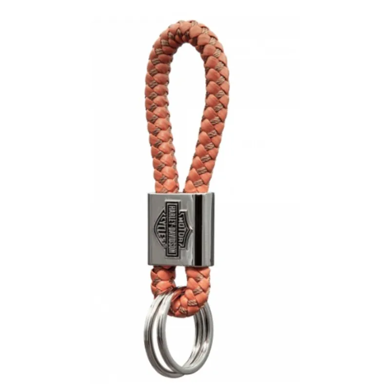 Warranty Included Harley-Davidson Schlüsselanhänger "Bar & Shield Vinyl Braid"