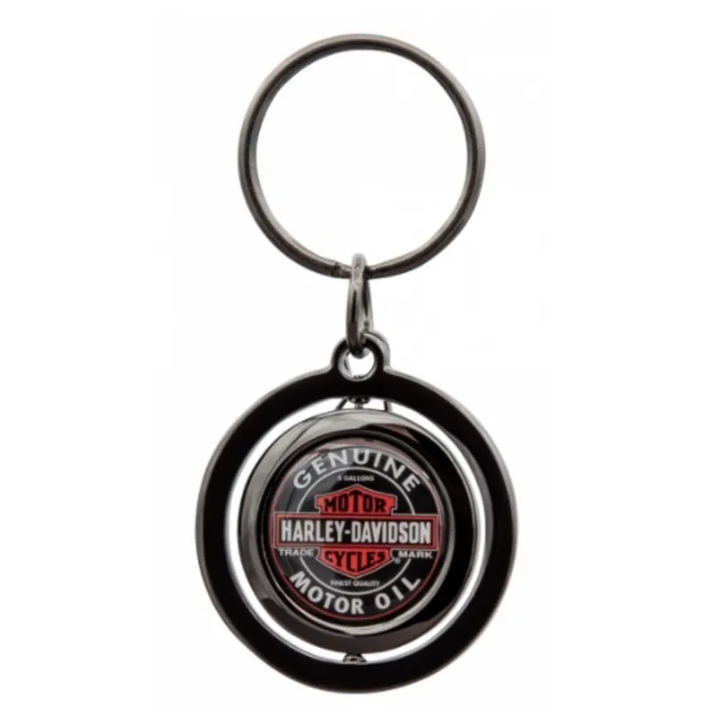 Professional Grade Harley Davidson key fob "Vintage logo spinner" PC4534