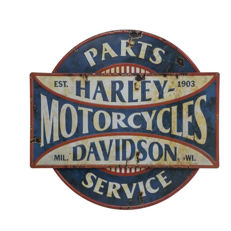 Harley-Davidson metal sign "Parts & Service in 3D" HDL-15523 In Demand
