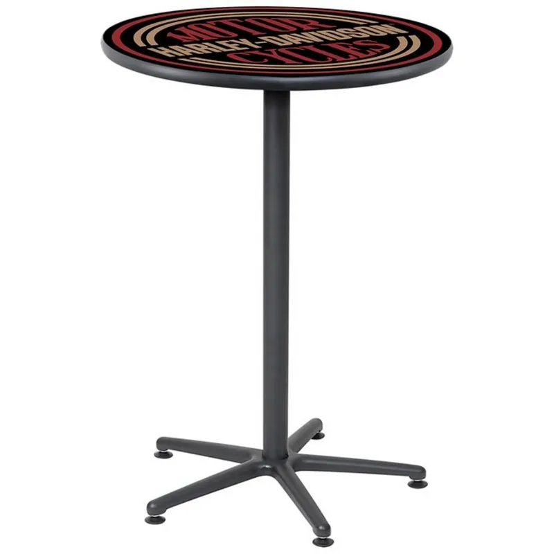 Shop Now Harley-Davidson Table "Circle Logo Cafe Table" HDL-12333