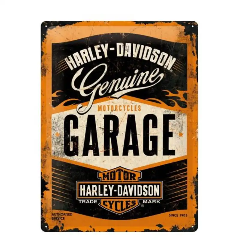 Fan Favorite Harley-Davidson tin sign "Garage" NA23188 30x40cm