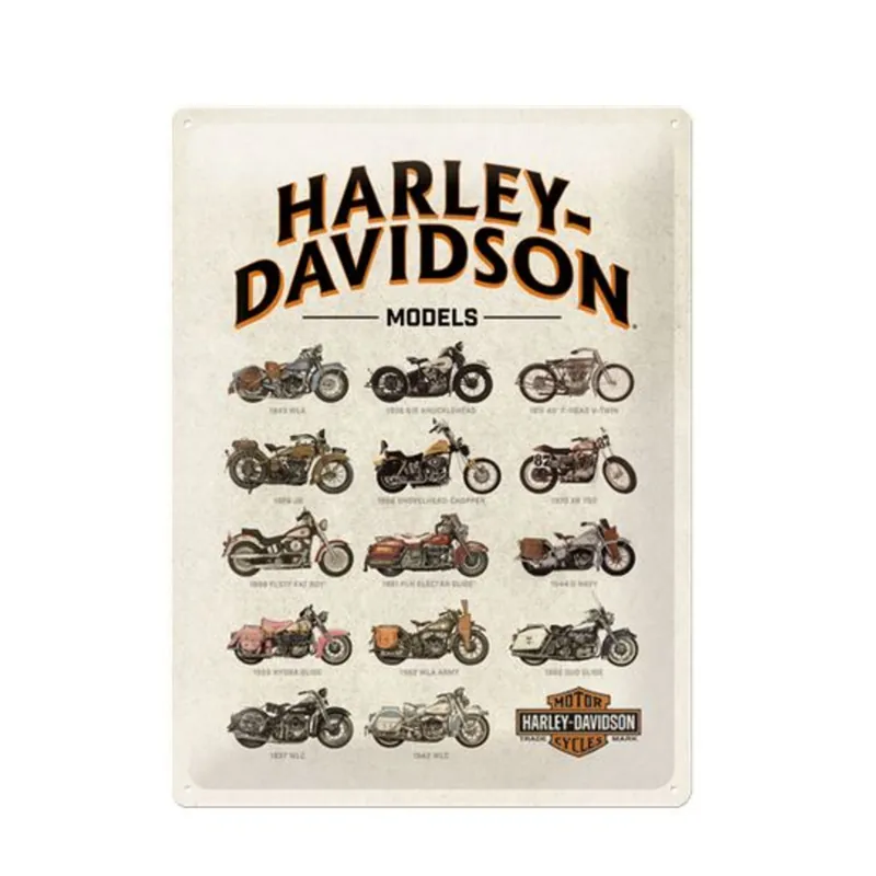 Limited Edition Harley-Davidson Tin sign "H-D Model" NA23233 30x40cm
