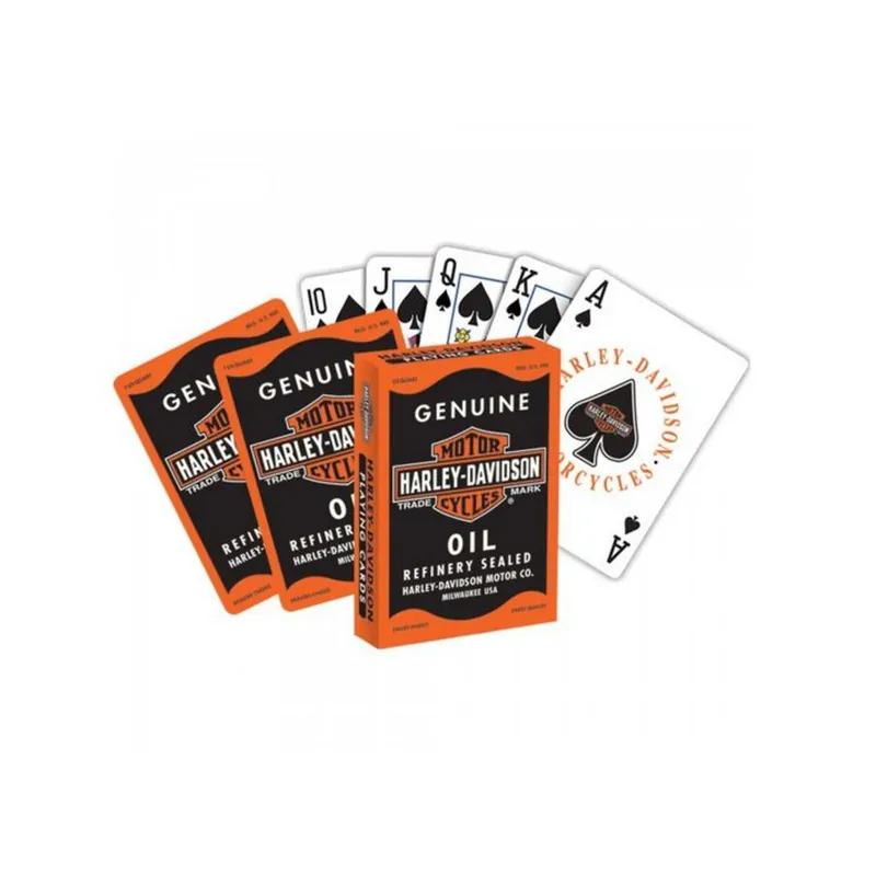 Viral Harley-Davidson playing cards "H-D Oil Can" DW639