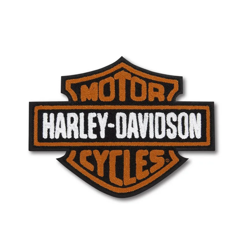 Harley-Davidson Patch "Vintage Logo Iron-On Patch" Worldwide Shipping