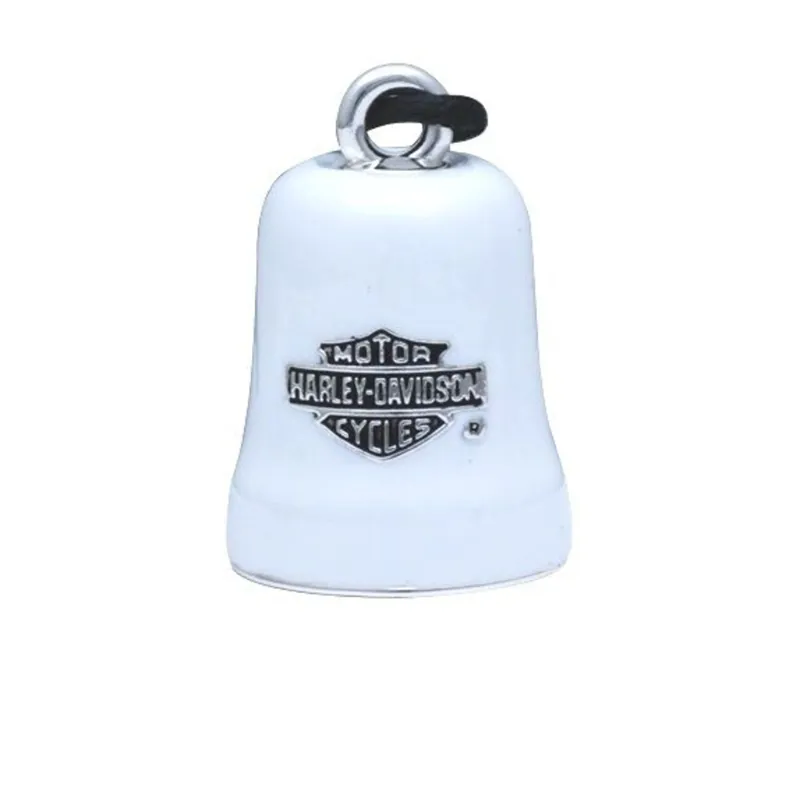 Discount Harley-Davidson RIDE BELL "White B&S" Lucky bells HRB067