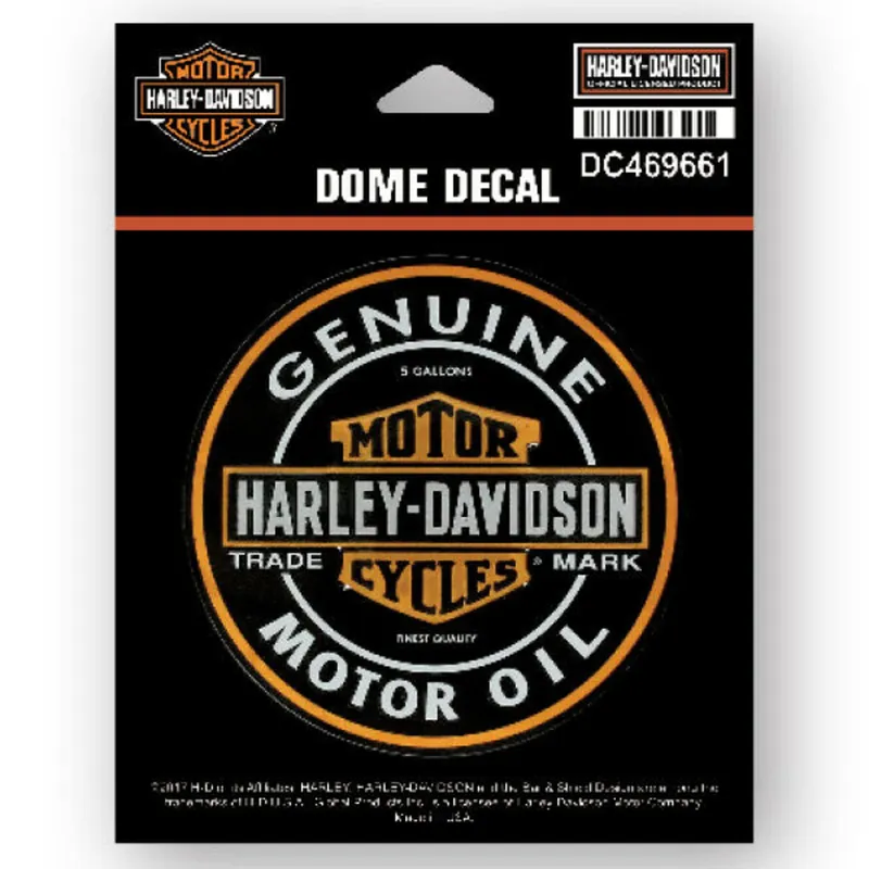 Trending Harley-Davidson Aufkleber/Dome Decal "GENUINE MOTOR OIL" DC4