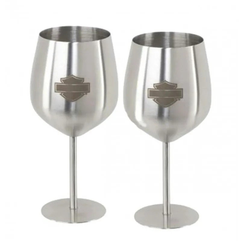 Harley-Davidson Wine Glass "Stainless steel" HDL-18788 Instant Buy