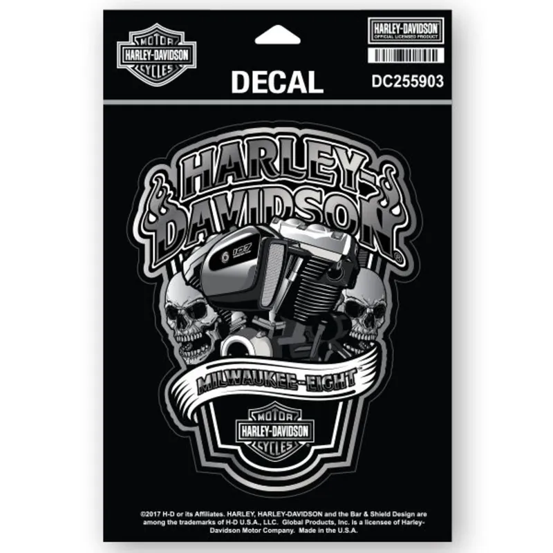 Harley-Davidson Decal/Aufkleber "#1 MILWAUKEE EIGHT" DC255903 Modern