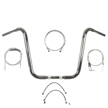 Secure Checkout Build Your Own Custom Dyna 2012-2017 BASIC Ape Hangers Handlebar DIY kit