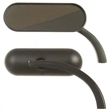Arlen Ness Black Micro Mini Oval Mirrors for Harley-Davidson models Best Choice