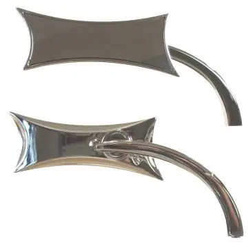 Arlen Ness Chrome Micro Four Point Mirrors for for Harley-Davidson models Popular