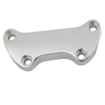 Chrome 1 Piece Handlebar Riser Top Clamp for Harley-Davidson models Shop Now