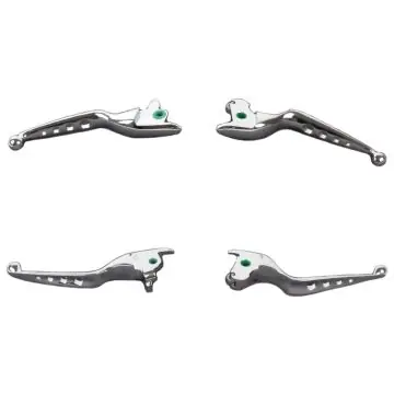 Big Sale Chrome 4 Hole Wide Blade Ergonomic Brake and Clutch Levers for 2014-2016 Harley-Davidson Touring Models