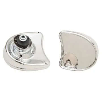 Final Sale Chrome Fairing Mount Blind Spot Mirrors for 2014 & Newer Harley-Davidson Street Glide models