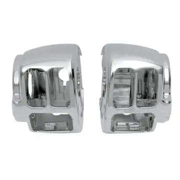 Crafted Chrome Handlebar Switch Housings for 2011-2015 Harley-Davidson Softail models