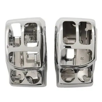 Authentic Chrome Handlebar Switch Housings for 2014 and Newer Harley-Davidson Touring models