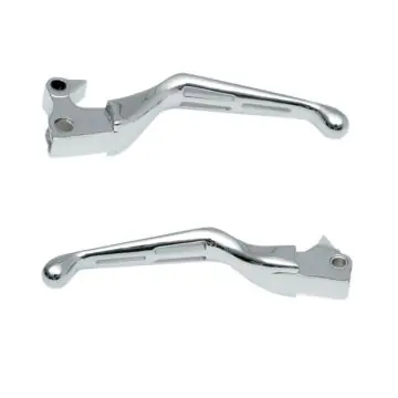Final Sale Chrome Slotted Wide Blade Levers for 2004-2013 Harley-Davidson Sportster models