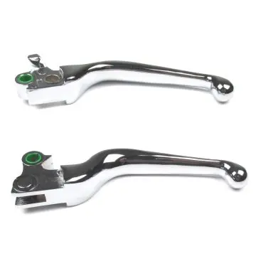 Shop Now Chrome Smooth Wide Blade Levers for 1999-2014 Harley-Davidson Softail models
