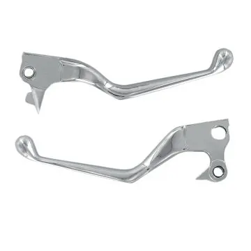 Last Chance Chrome Smooth Wide Blade Levers for 2004-2013 Harley-Davidson Sportster models