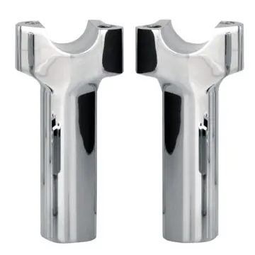 Big Sale Chrome Straight 4.5" Rise, 1 1/4" Thick, 1" Mount Handlebar Risers for Harley-Davidson