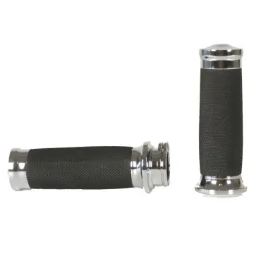 High Quality Chrome Tornado II Hand Grips 2008 & Newer Harley-Davidson Touring models